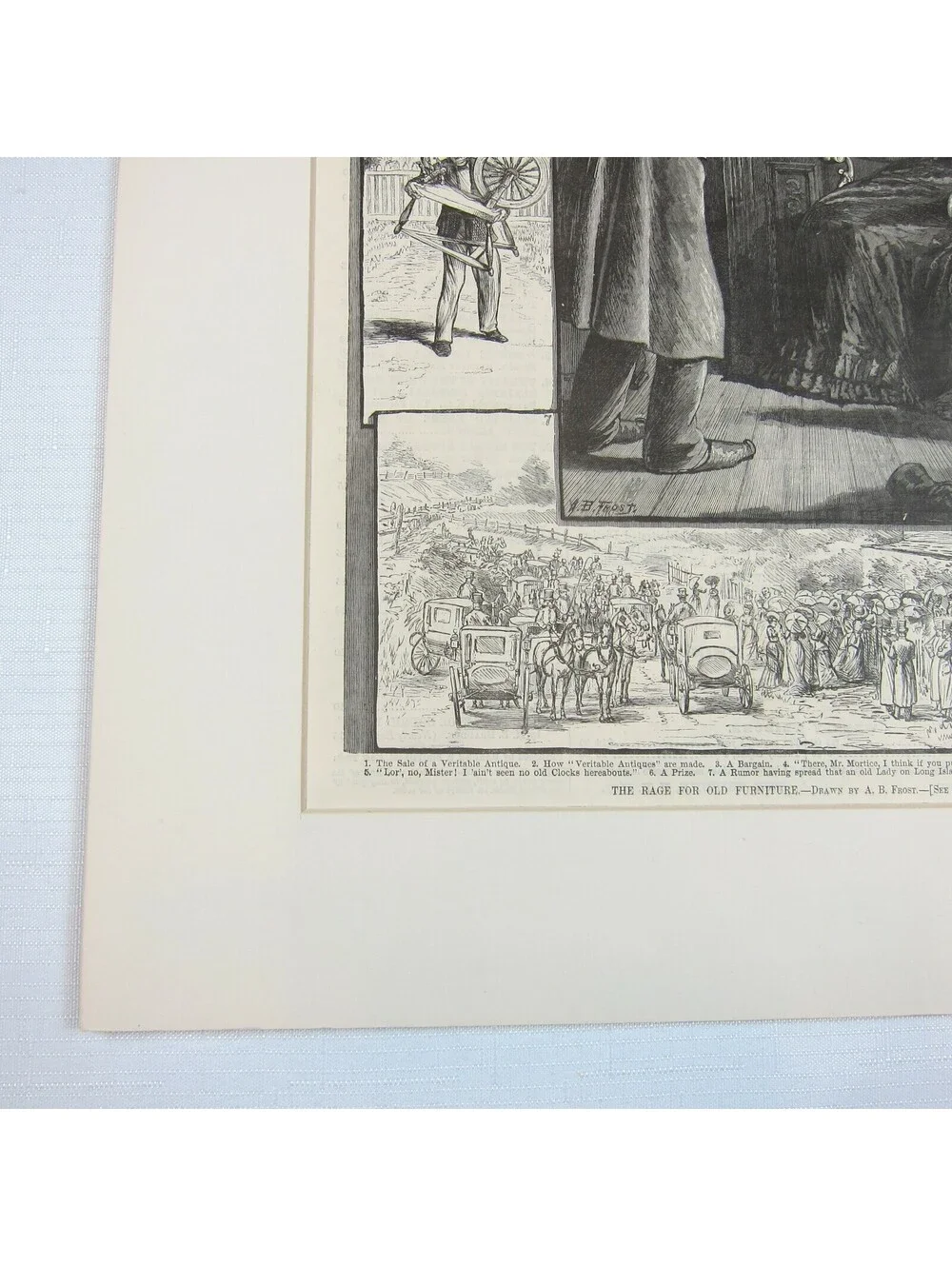 Antique 1878 Print Wood Engraving 